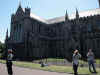 Karen & Josh in front of St. Patrick's Cathedral (97073 bytes)