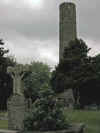 High Cross and Round Tower at Kells (89897 bytes)