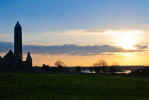 Kilmacduagh Silhouette (58014 bytes)