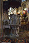 Pulpit at St Patrick's Cathedral (130576 bytes)